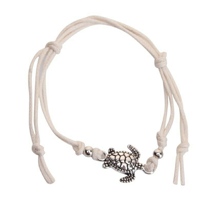 Vòng chân charm rùa biển xinh xắn