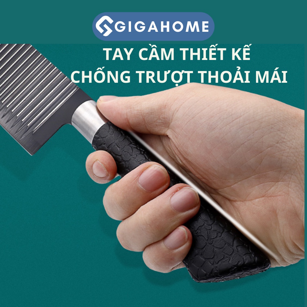 Bộ 6 Món Dao Nhà Bếp GIGAHOME Cao Cấp Thép Không Gỉ Siêu Chắc, Siêu Bền 8731