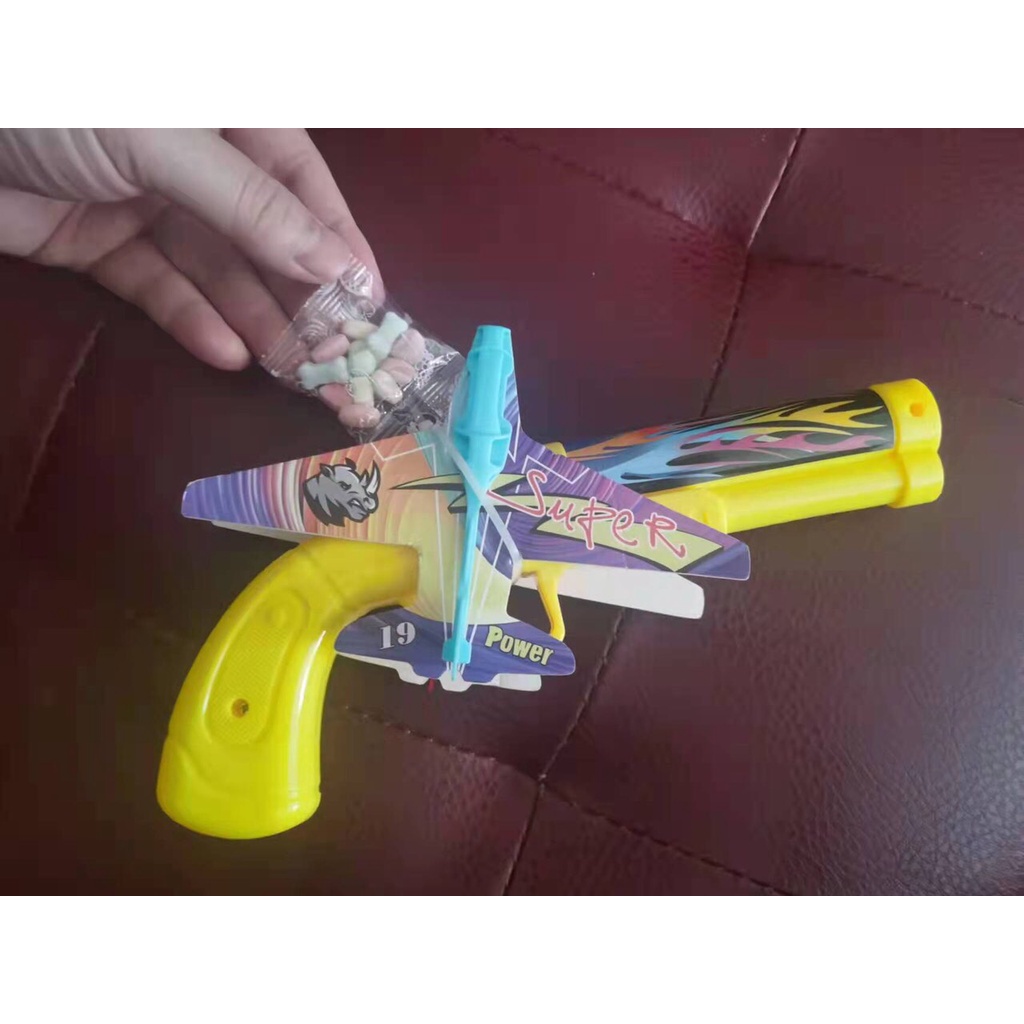 Máy bắn máy bay mô hình nhiều màu sắc vui nhộn cho bé