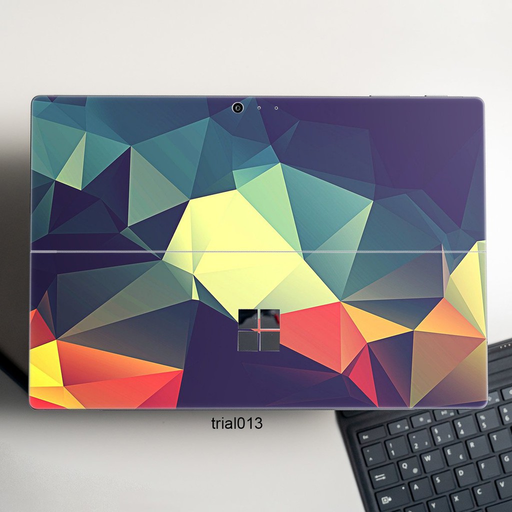 Skin dán hình Đa giác x03 cho Surface 3 2015; Go, Go 2, Go 3; Pro 2 3 4 5 6 7 8 9 X