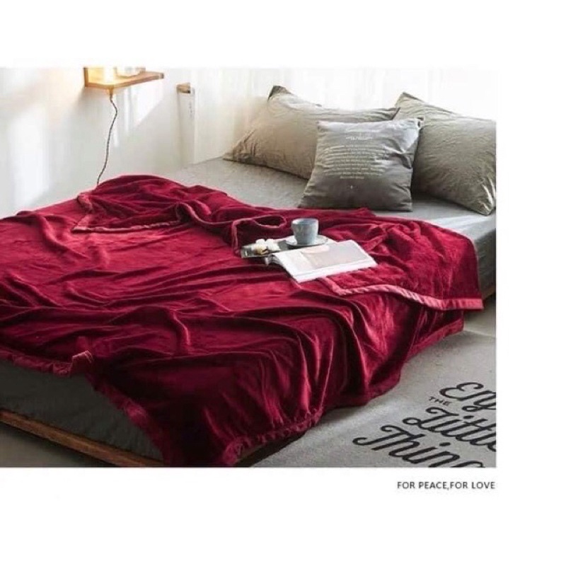 Chăn lông tuyết MUJI xuất nhật siêu ấm loại 1 ( kt2m*2m3)