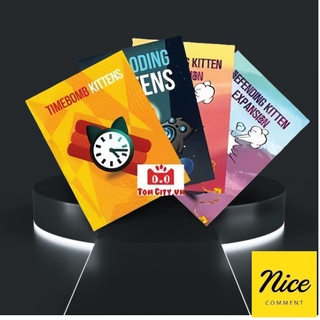 Combo mèo nổ Exploding kittens 4 bản mở rộng