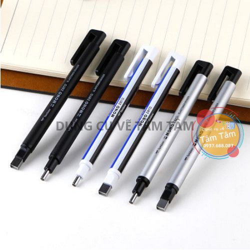 [ TÂM TÂM ]-Bút gôm Tombow, Tombow Mono Zero đầu tròn EH-KUR-
