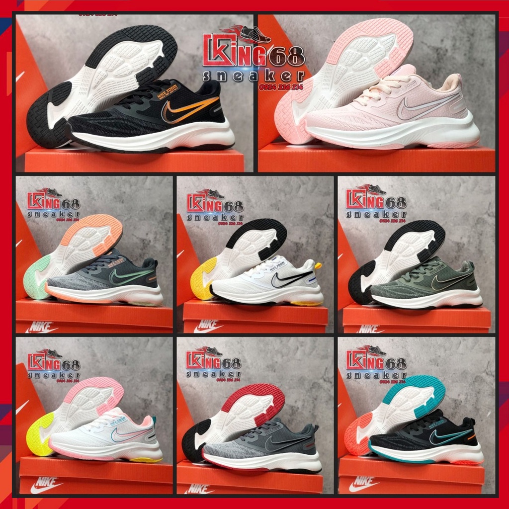 [SIÊU SALE 12.12] Giày Chạy Bộ Gym Nam Nữ 🔥 Freeship 🔥 thể thao đi bộ tập nhẹ êm Mã AN136