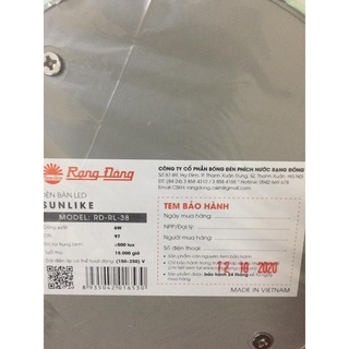 Đèn học rạng đông RD-RL-38.LED