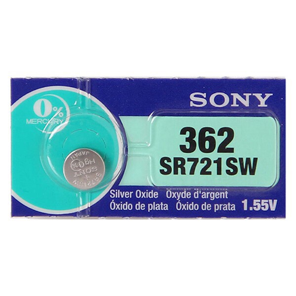 Pin đồng hồ Sony 362 SR721SW - pin sony 721 - pin 362 chính hãng vỉ 1 viên
