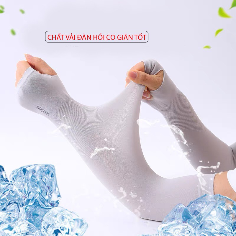 Bộ 2 găng ống tay chống nắng xỏ ngón Hàn Quốc dành cho cả nam và nữ