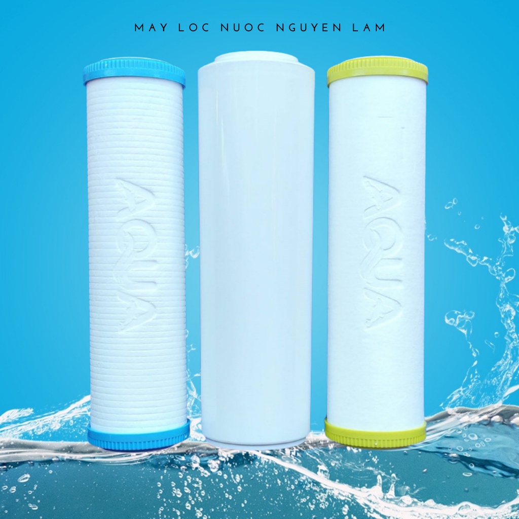 Bộ Lõi Lọc Nước AQUA Số 123 Chính Hãng -  Đảm Bảo Chất Lượng Nước Uống&quot;