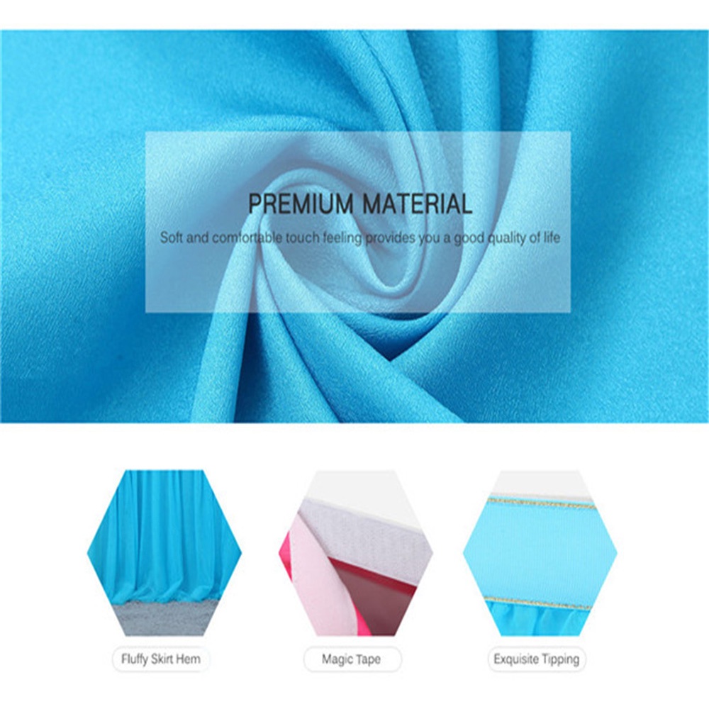 YIYU Khăn trải bàn vải tuyn nhiều màu sắc trang trí lãng mạn cho tiệc cưới/ sinh nhật