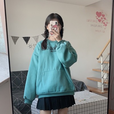 Ảnh thật 4 hình cuối-Set đồ đôi bạn thân mùa thu đông Ulzzang