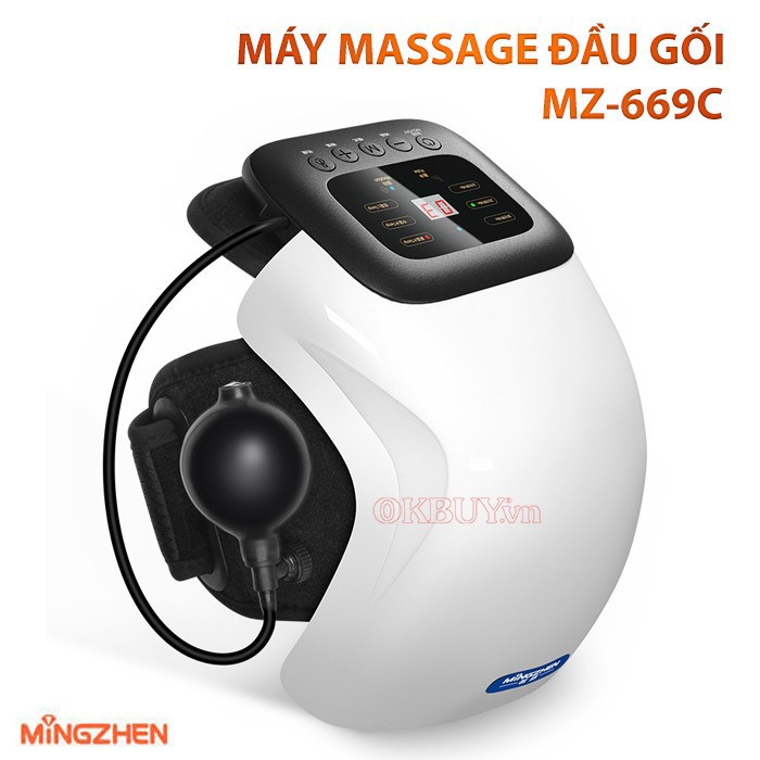 Máy massage đầu gối áp suất khí và tạo nóng chính hãng Ming Zhen MZ-669C