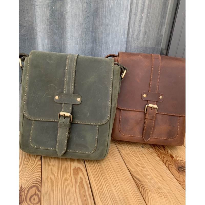 Túi da bò thât , túi da bò đeo chéo | BigBuy360 - bigbuy360.vn