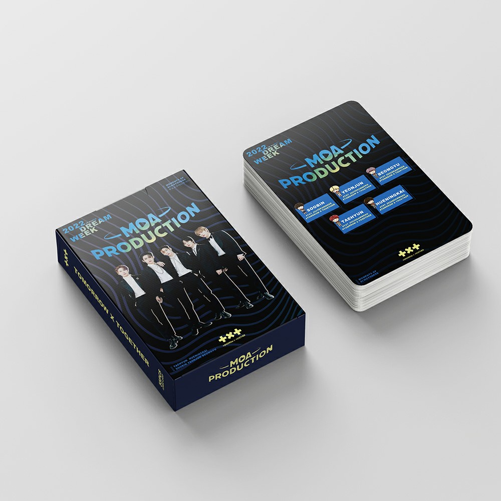 TXT 2022 DREAM WEEK MOA PRODUCTION Photocard Album TXT FREEZE Lomo Card 54Pcs/Box