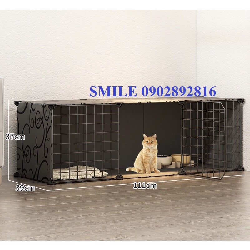 BỘ COMBO CHUỒNG MÈO ,CHUỒNG CHÓ ,CHUỒNG QUÂY DƯỚI 6KG LẮP GHÉP SƠN TĨNH ĐIỆN CHO PET