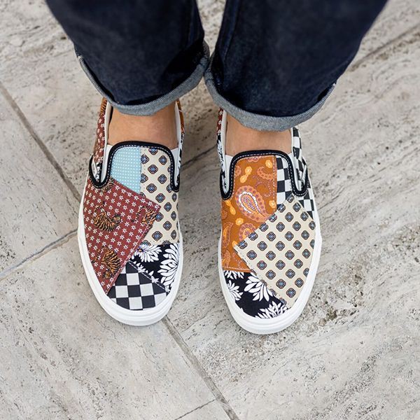 Giày Vans Slip-On Tiger Patchwork - VN0A4U381IO