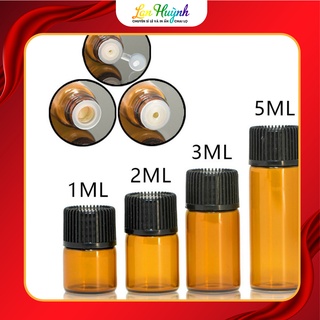 LỌ THỦY TINH NHỎ 1ML/2ML/3ML/5ML DÙNG CHIẾT TINH DẦU