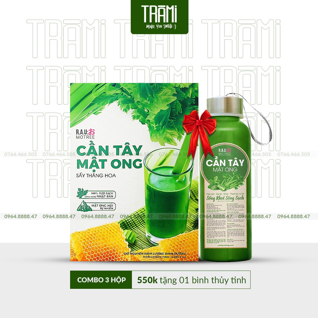 [CHÍNH HÃNG] Cần Tây Mật Ong Motree, Cần Tây Mật Ong Giảm Cân, Đánh Bay Mỡ Thừa, Giảm Cân Hiệu Quả, Da Sáng Dáng Xinh