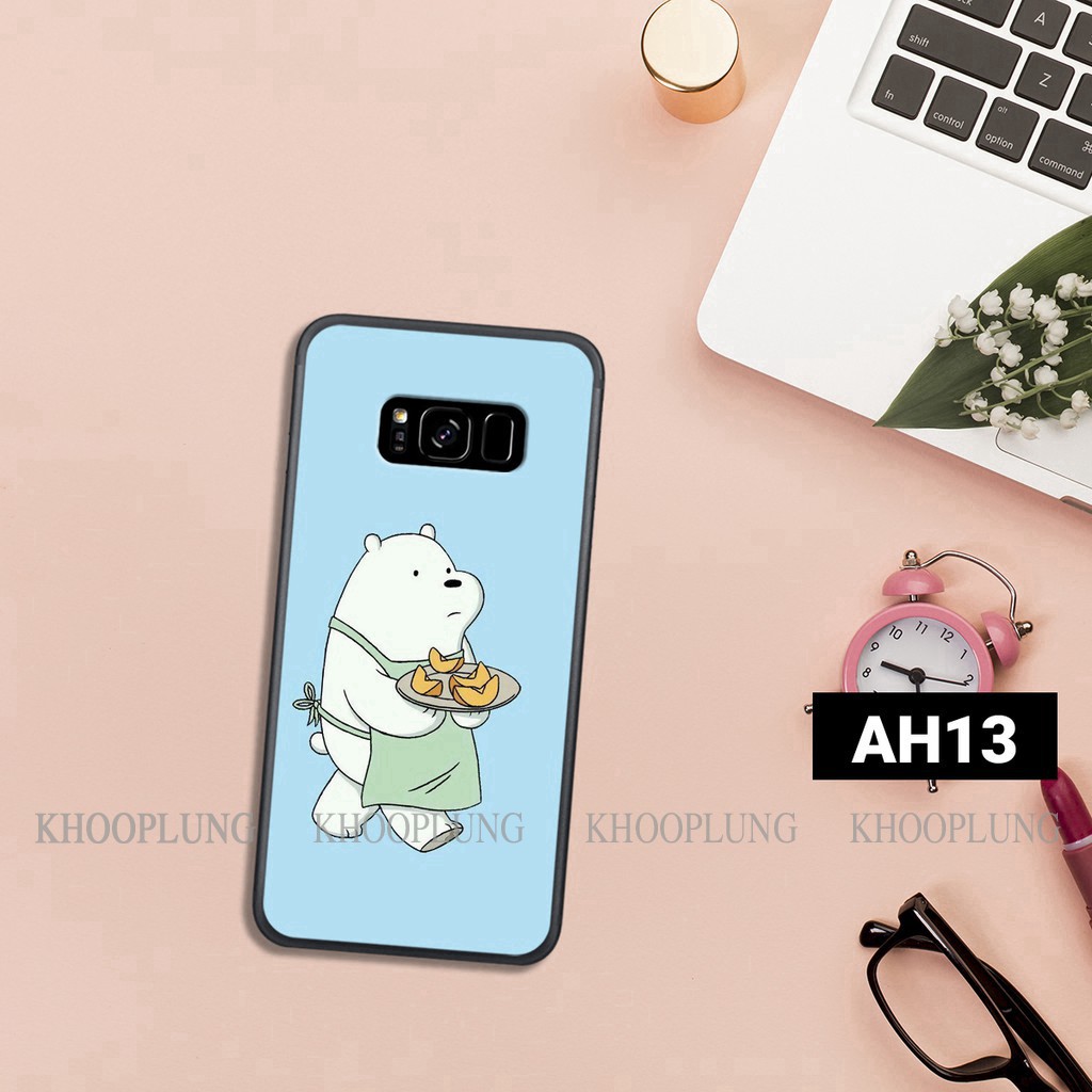 [SALE] Ốp lưng Samsung Galaxy S8 - S8 Plus - S9 - S9 Plus in hình gấu cute dễ thương