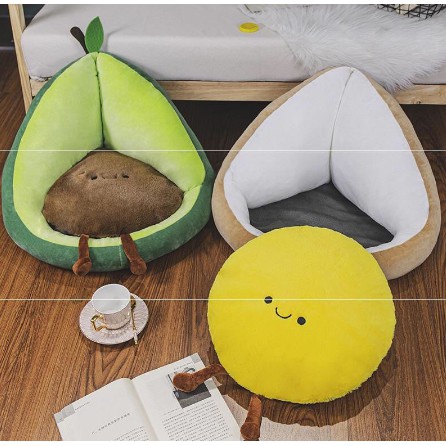 ❖Ghế ngồi bệt dựa lưng, lười mini cho bé hình trái bơ dễ thương