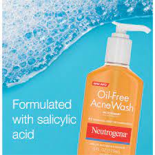 Sữa Rửa Mặt Ngừa Mụn Neutrogena Oil-Free Acne Wash 9.1oz