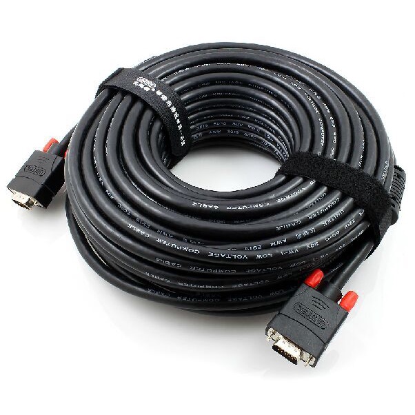 CABLE VGA UNITEK YC508 (20m) độ phân giải cao lên đến 1920 x 1080p, giá rẻ, uy tín, siêu chất lượng