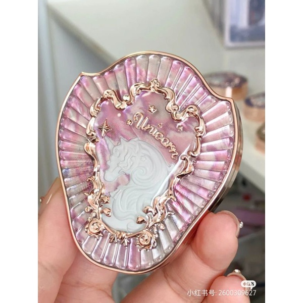 MUA 2 TẶNG cọ má hồng -Có sẵn - má hồng trang điểm Flower knows thú một sừng pha lê Unicorn crystal phép màu mộng mơ