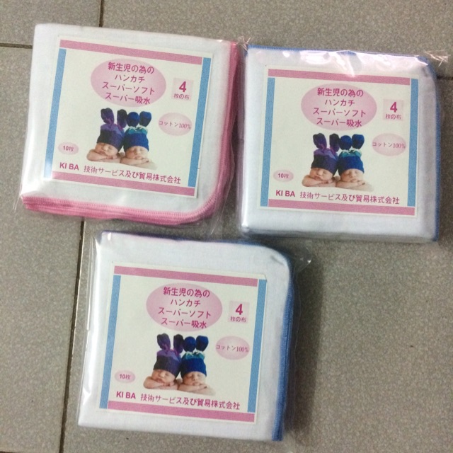 combo 30 khăn sữa xuất nhật 4 lớp