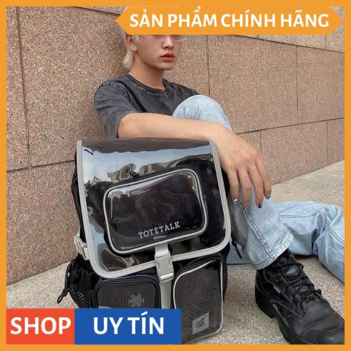 Balo Tote Talk NHỰA (tặng full tag và giấy thơm vukita157)