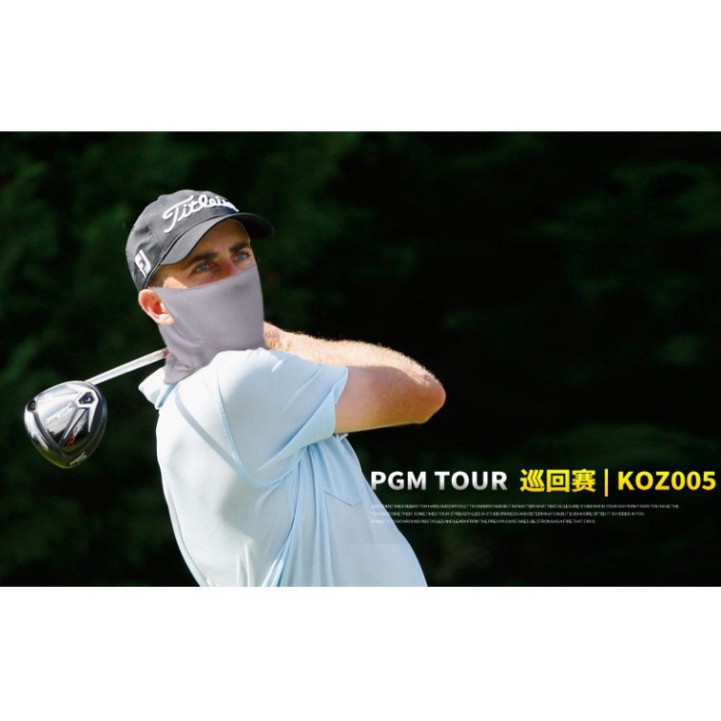 Khẩu trang golf chống nắng tia UV nam nữ PGM thoáng khí thấm hút mồ hôi cực tốt KT002