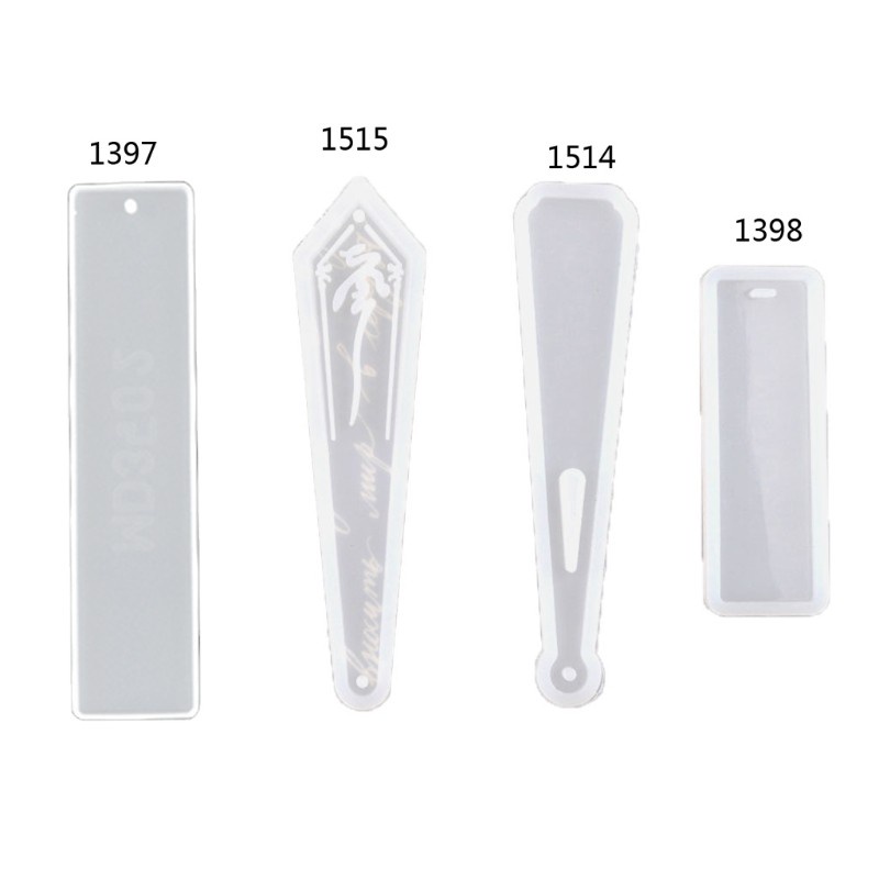 Khuôn Silicone Hình Chữ Nhật Làm Thanh Đánh Dấu Sách