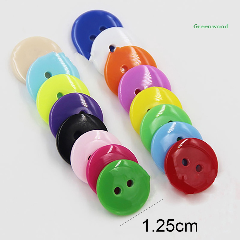 Set 100 Nút Áo Tròn Nhiều Màu Sắc