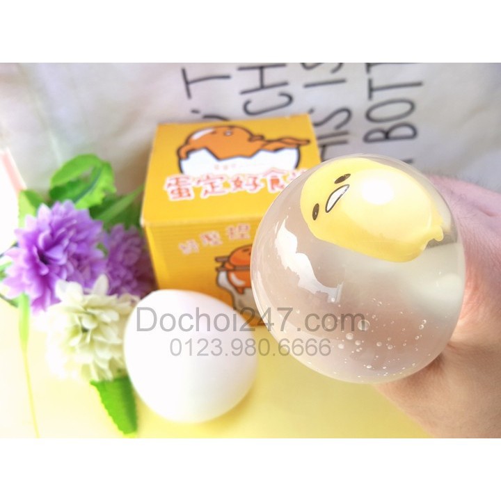 Squishy - Squishy Trứng - Trứng Lười Gudetama