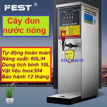 Cây máy đun nước nóng tự động Fest RC-10 Dung tích bình nước nóng 10L Hàng nhập khẩu chính hãng