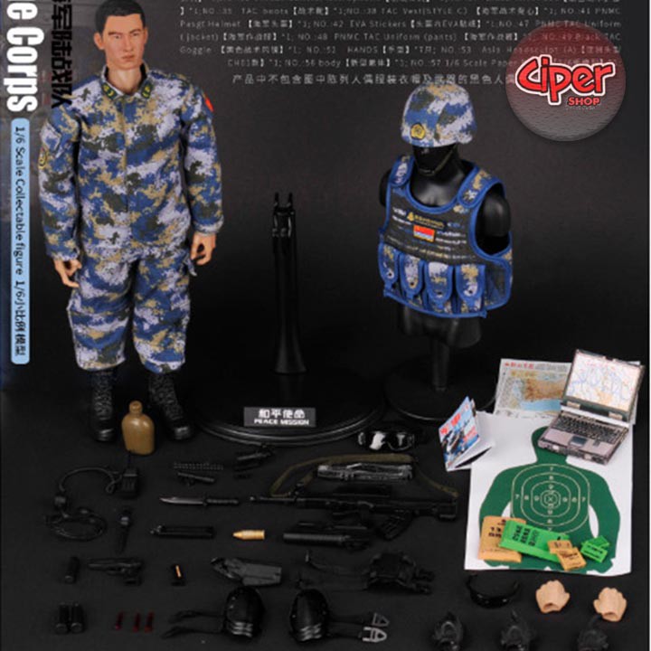 Mô hình Lính PNMC PLA Navy Marine Corps CH01 1/6 - KADHOBBY