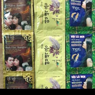 Gói dầu gội đen tóc
