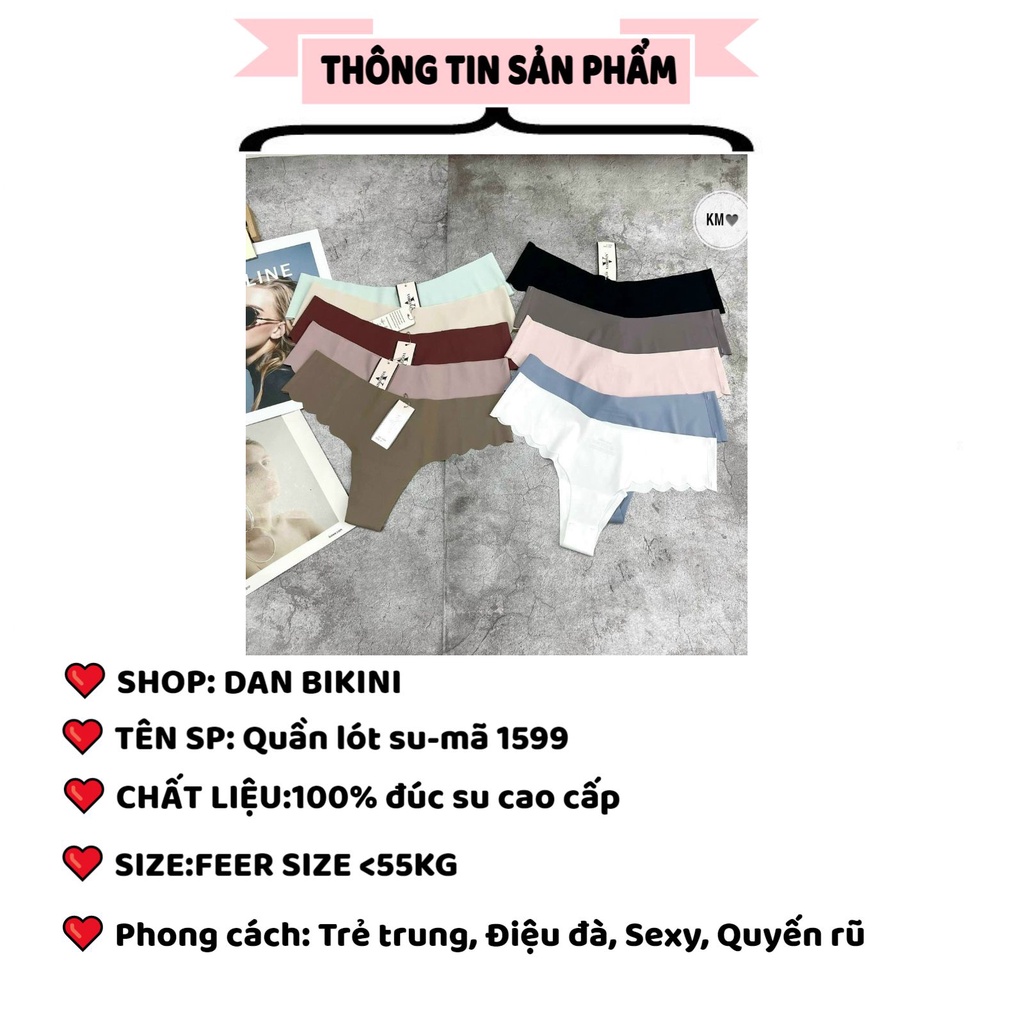 Quần Lót Nữ Lọt khe su thiết kế cao cấp mềm mại chất vải siêu mát MÃ 1599
