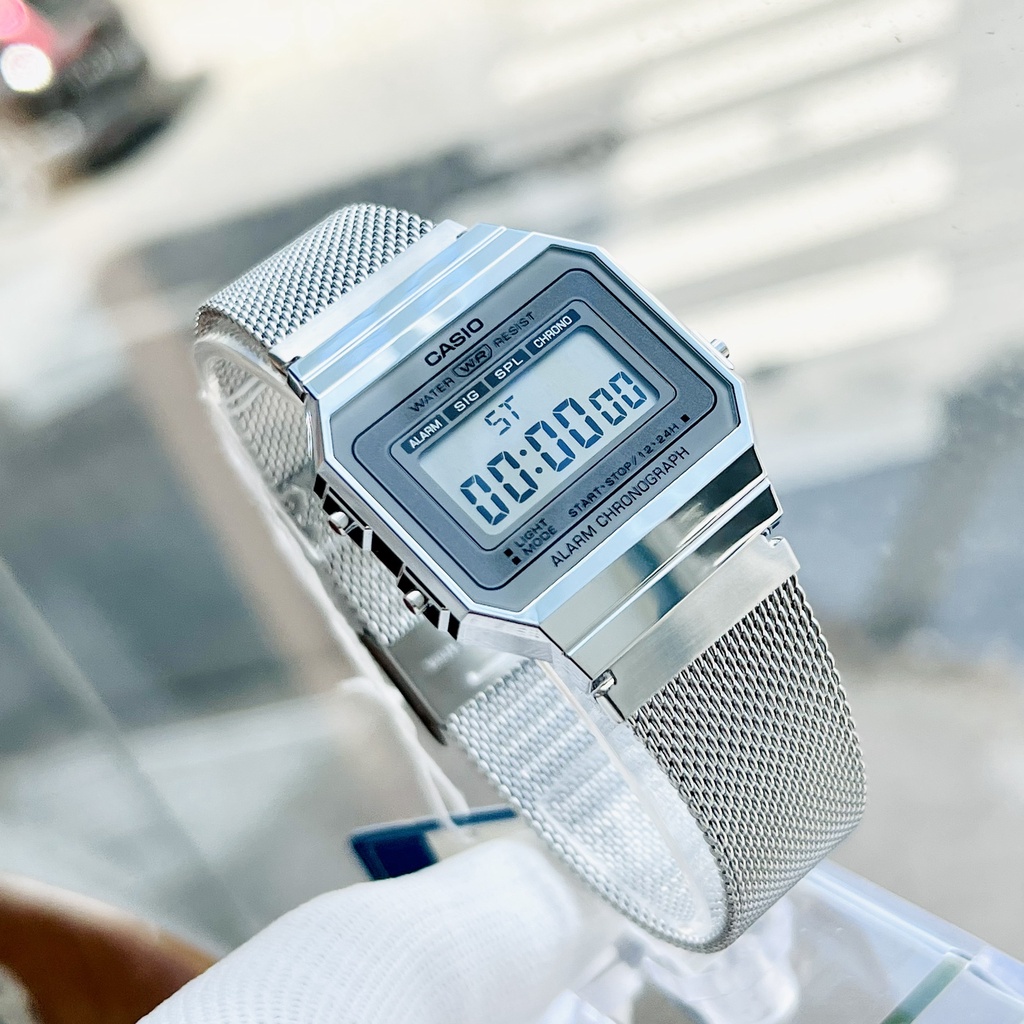 Đồng hồ nam dây thép Casio A700WM 7A