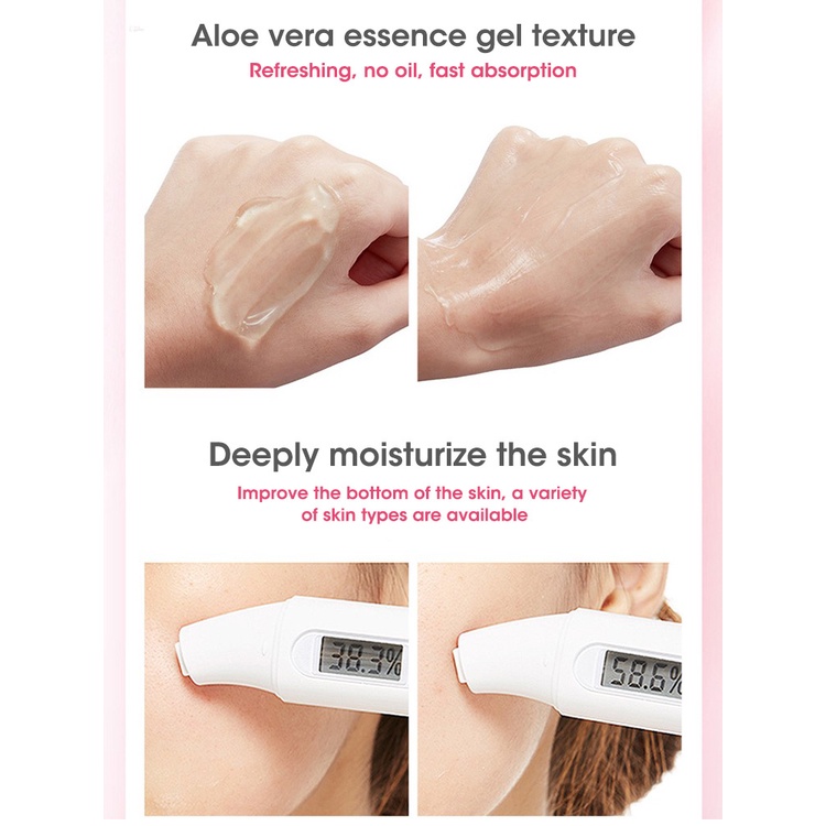 Gel Lô Hội Dưỡng Ẩm Làm Dịu Da Hỗ Trợ Giảm Mụn Sẹo Cháy Nắng Thu Nhỏ Lỗ Chân Lông Chăm Sóc Da 40g