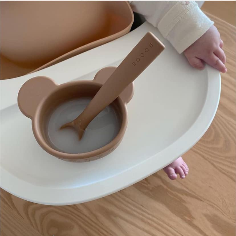 SET BÁT THÌA ĂN DẶM ROCOU HÌNH GẤU HÀN QUỐC