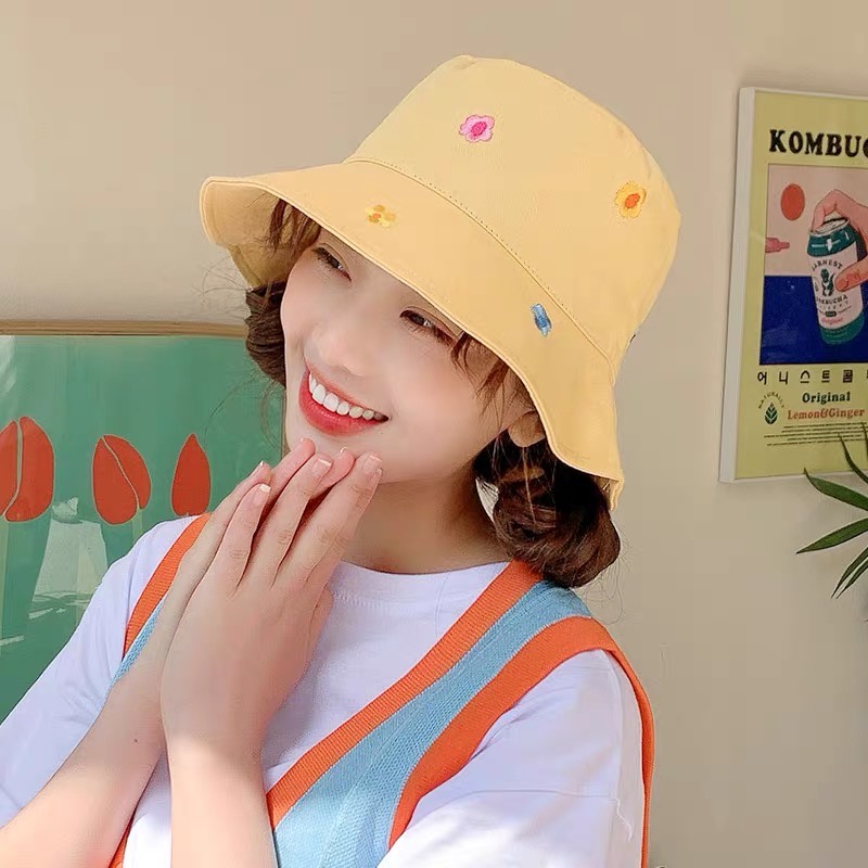 Mũ xô MG STUDIO họa tiết hoa thời trang