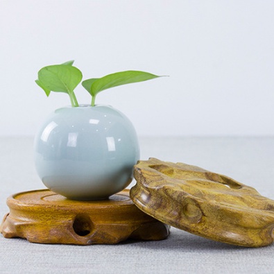 Đôn gỗ tròn, đế gỗ tròn để chậu cây cảnh, bonsai mini,tượng gốm, ấm trà,...bằng gỗ gụ