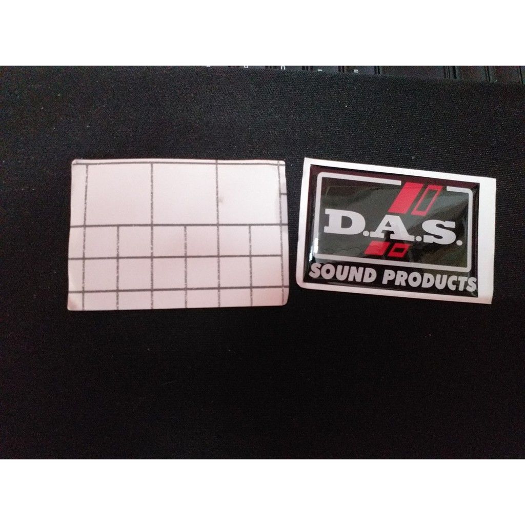 TEM LOA THƯƠNG HIỆU DAS -DÁN THÙNG LOA-GIÁ 1 CẶP