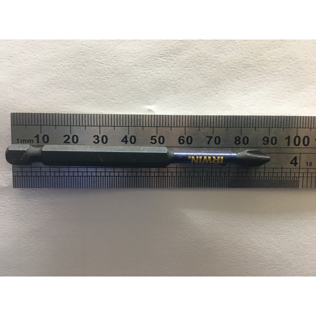 Mũi Vít Bake IRWIN PH2 Dài 90mm Tem Xanh