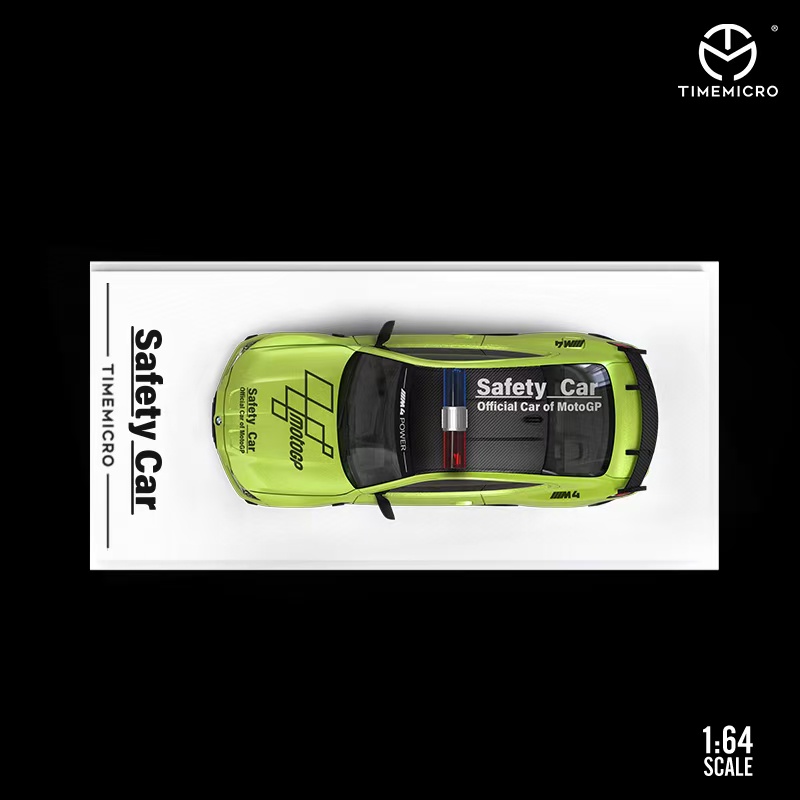 Mô hình ô tô BMW M4 G82 - Safety car 1/64 Time micro Dream
