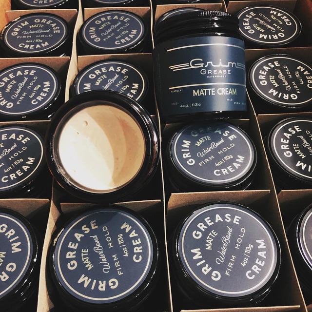 Sáp vuốt tóc Grim Grease Matte Cream Pomade