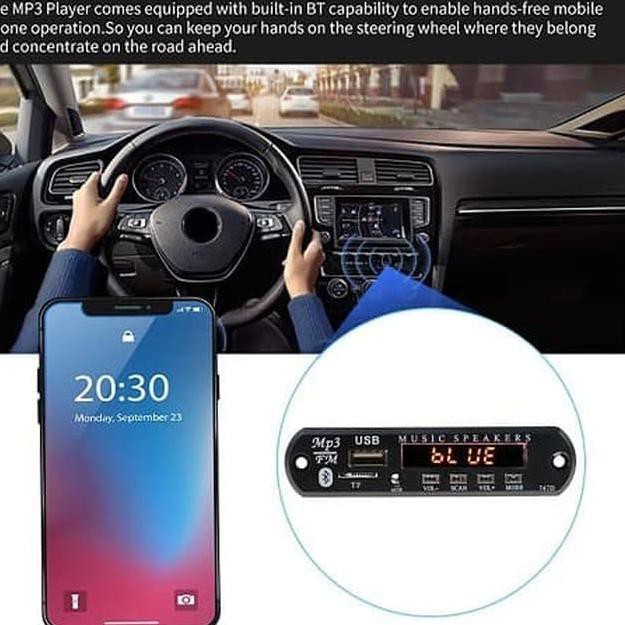 Máy Nghe Nhạc Mp3 Kết Nối Bluetooth Hỗ Trợ Thẻ Sd Mmc + Fm + Điều Khiển Từ Xa