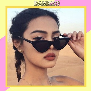 Kính mát Bamezo mắt mèo phong cách metro chống tia uv thời trang KM20