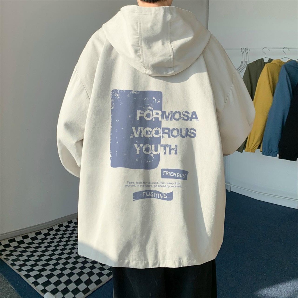 Áo khoác dừ thời trang nam, form áo rộng rãi chuẩn phong cách hàn quốc