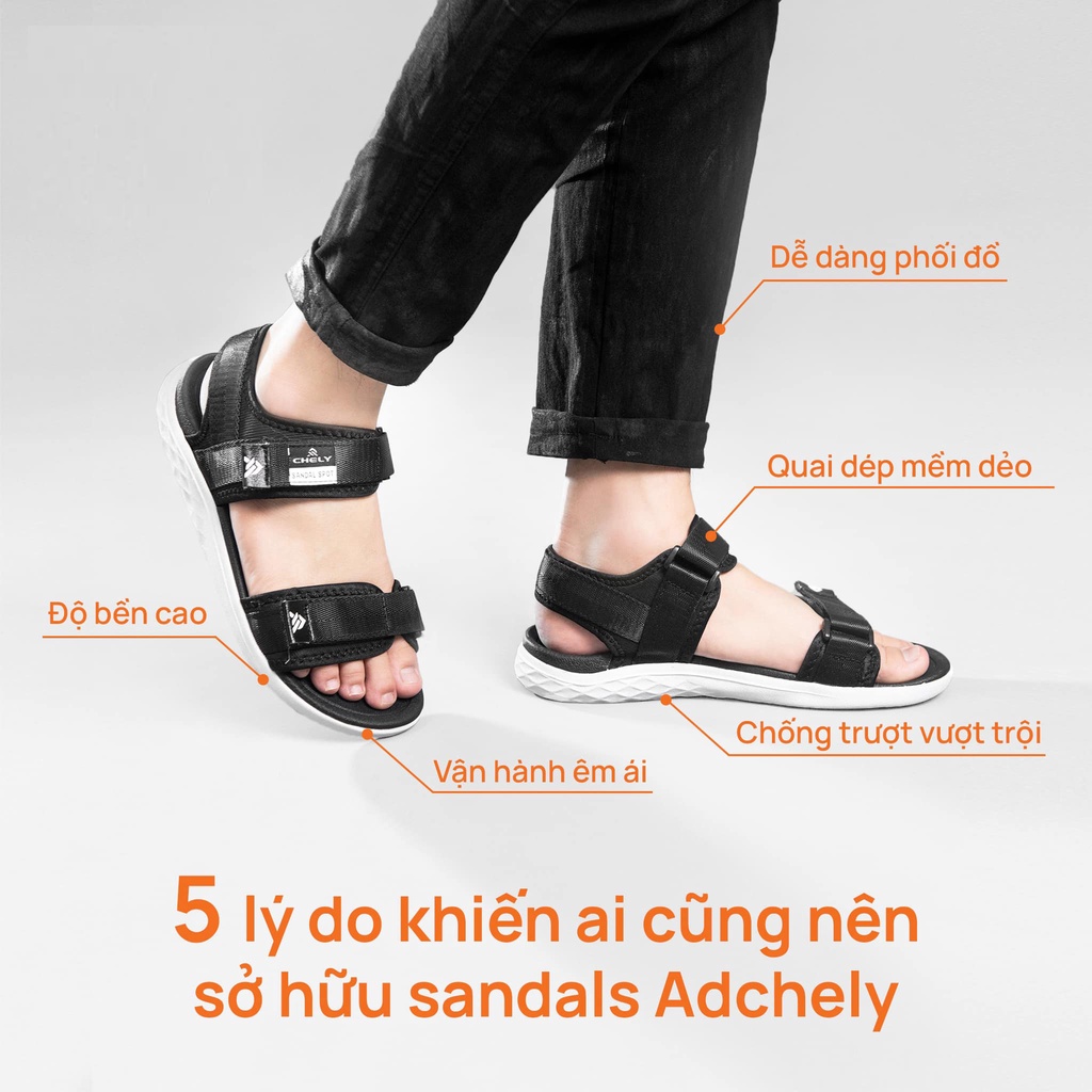 [Mua Kèm Áo Thun 0Đ] Giày Sandal Nam Nữ Couple Unisex Xuất Khẩu CHELY - 5 Màu