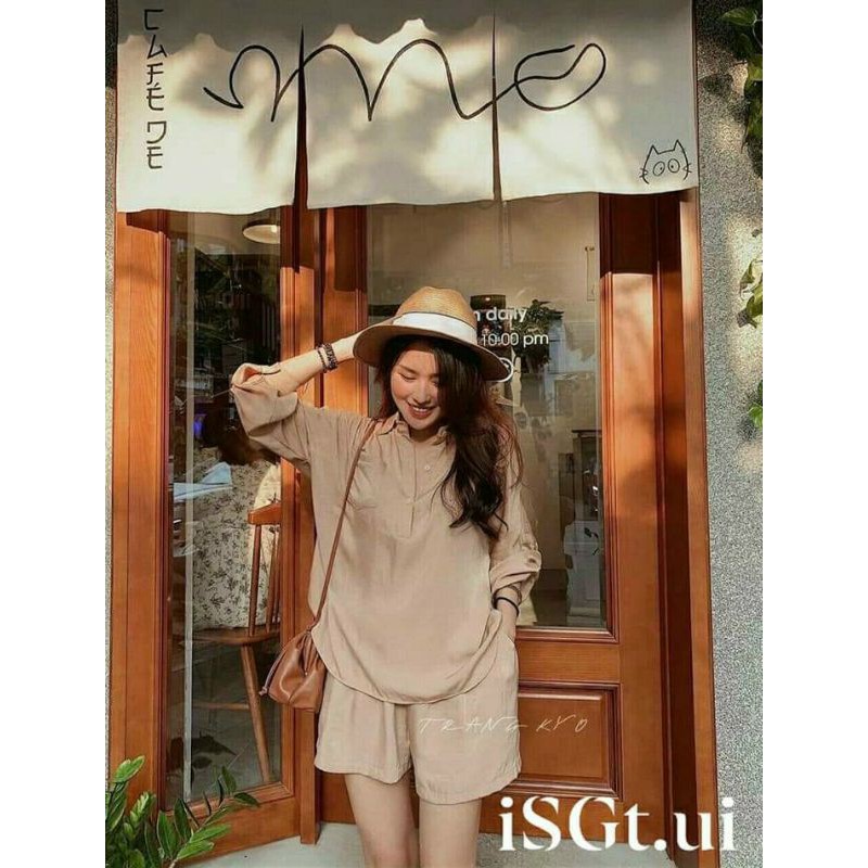 💞SET ÁO SƠ MI QUẦN SHORT CỰC XINH 💞